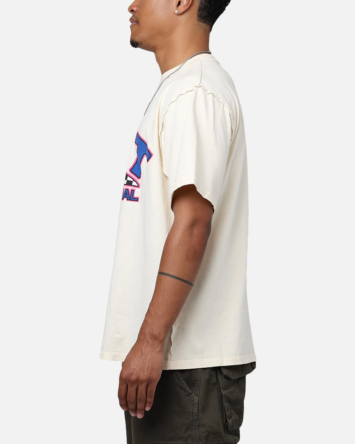 Relax Style Trend Diet Starts Monday Diet International T-Shirt Antique White/Blue