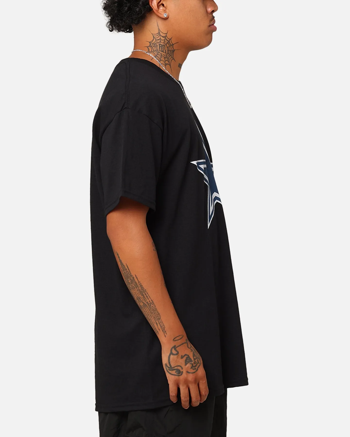 Majestic Athletic Dallas Cowboys Team Crest T-Shirt Black ComfortOptimizedConstruction