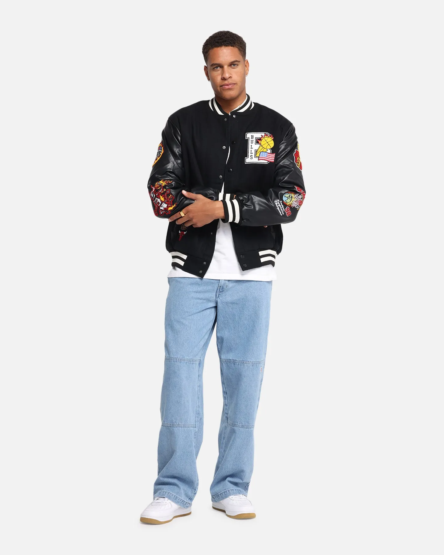 Future Mitchell & Ness Chicago Bulls Ignite Champions Varsity Jacket Black