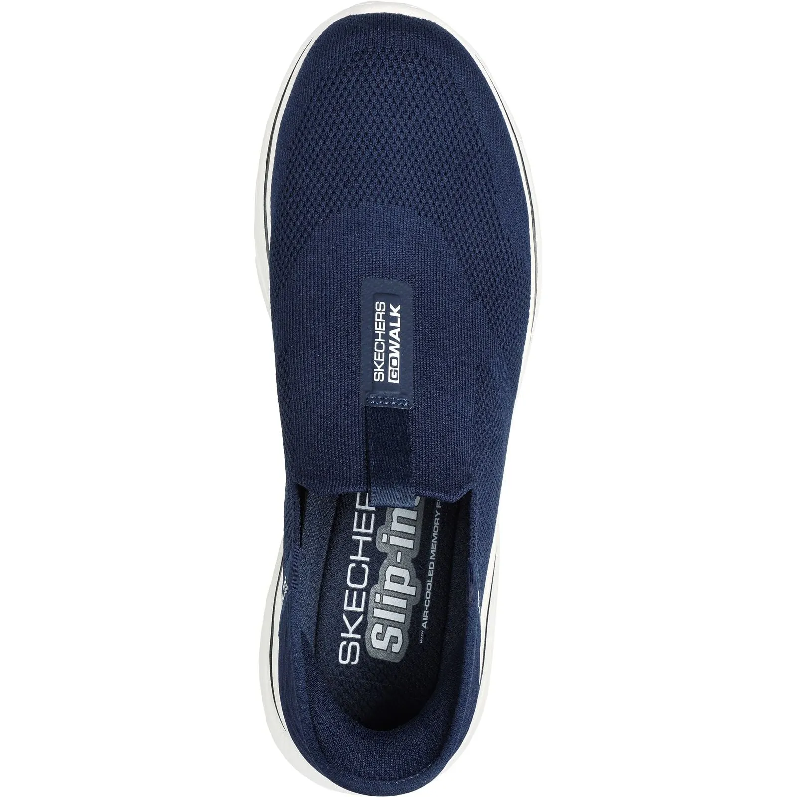 Stability Heel Counter Skechers Mens Skechers Slip-ins: GO WALK 7 - Easy On 2 Shoes Navy