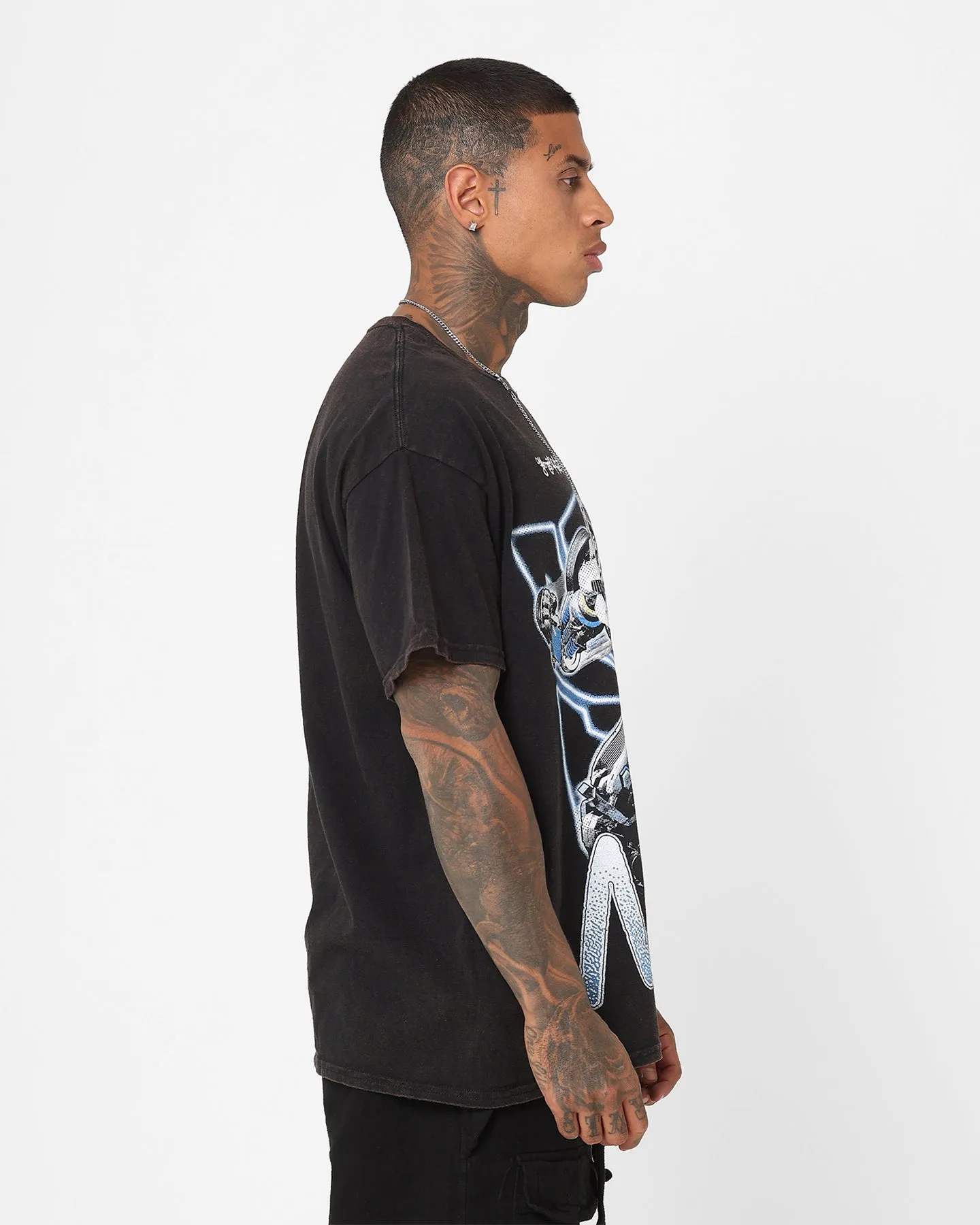 Goat Crew X Transformers Mirage Vintage T-Shirt Black Wash Classic Smart