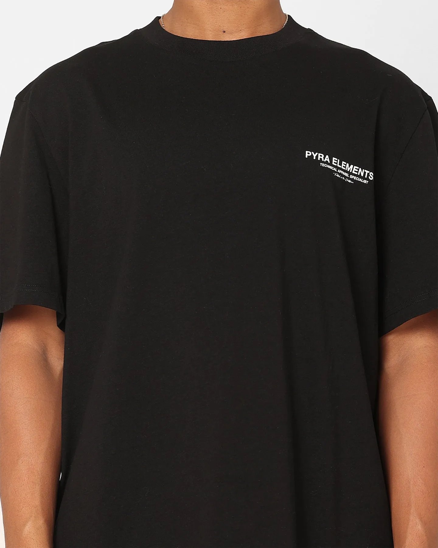 Daily Fashion OdorResistantTechnology Pyra Marker Logo T-Shirt Black/White