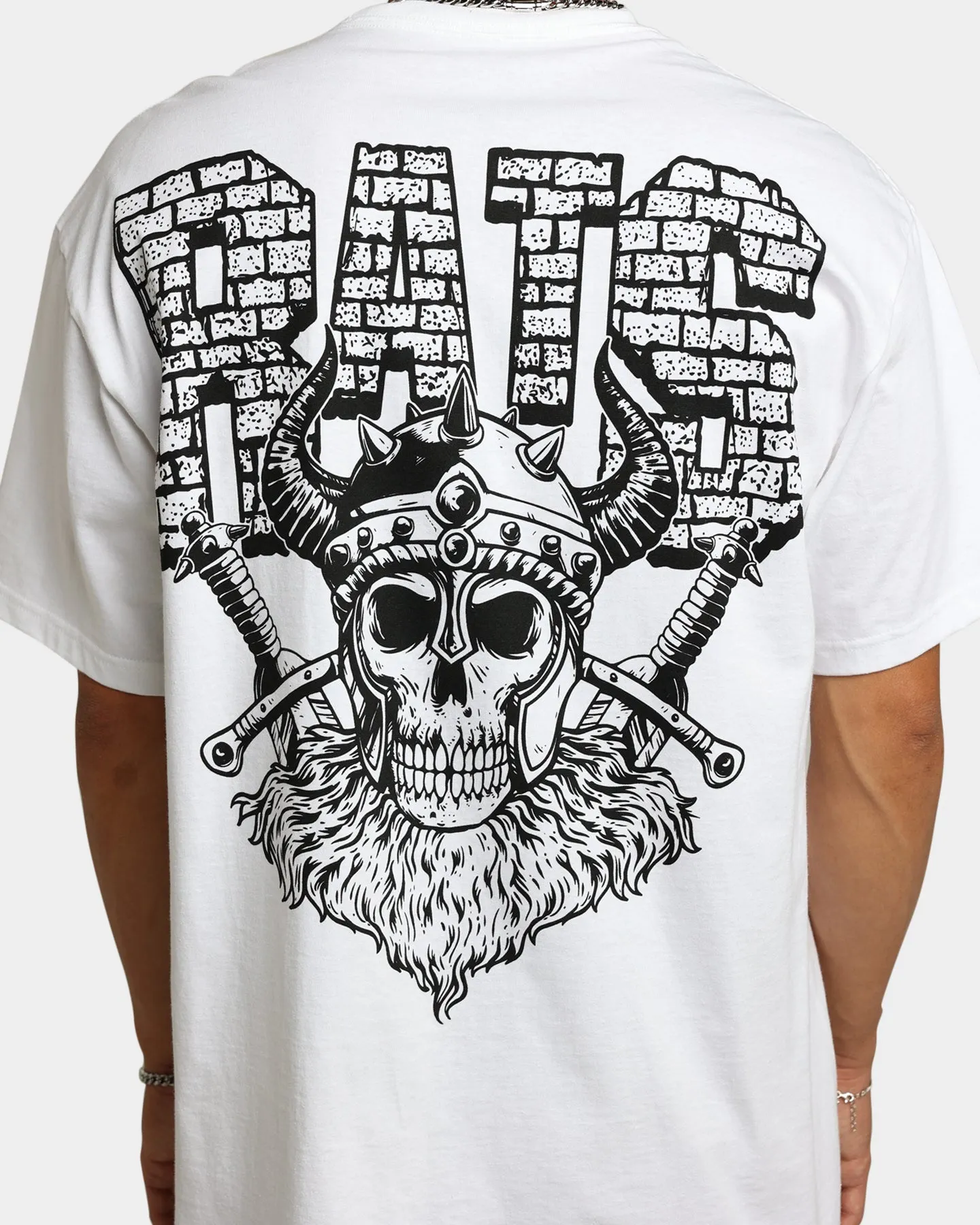Rats Get Fat Rats Viking T-Shirt White Everyday Look Wear