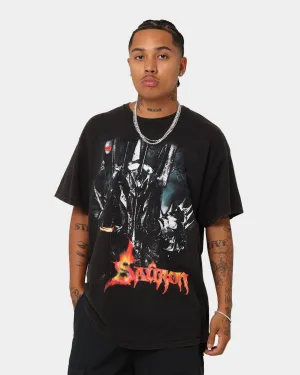 American Thrift X The Lord of The Rings The Sauron Vintage T-Shirt Black Wash Chic Style Trend Fashion Essential