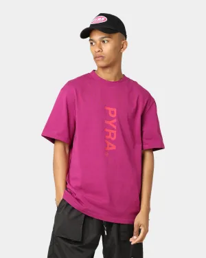 Pyra Antic Logo T-Shirt Magenta Casual Style Wear