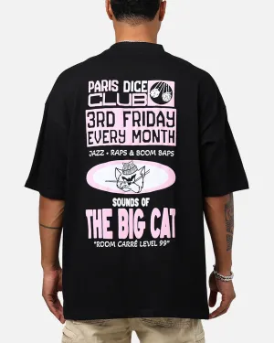 Carre Level 99 Mock T-Shirt Black Floral Print Simple and Comfortable