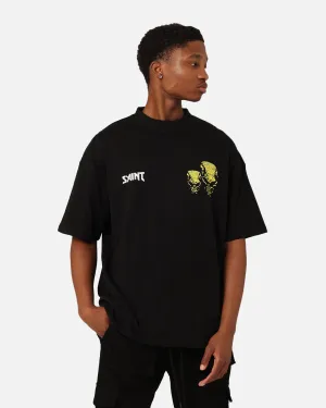 Organic Cotton Saint Morta Morphine T-Shirt Black