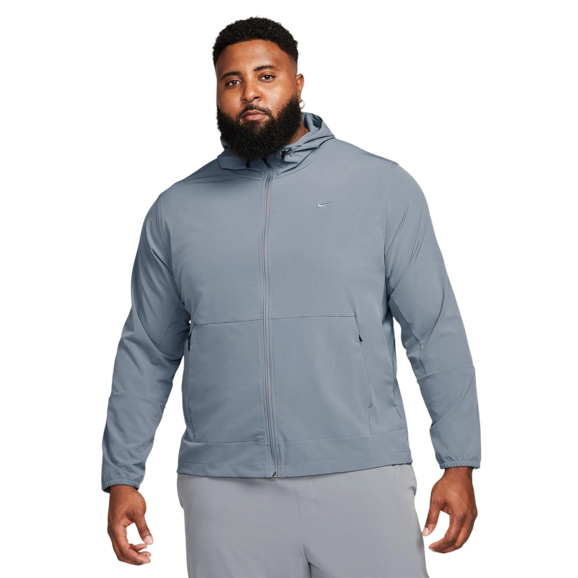 Nike Unlimited Mens Water-Repellent Hooded Versatile Jacket All Weather Versatility