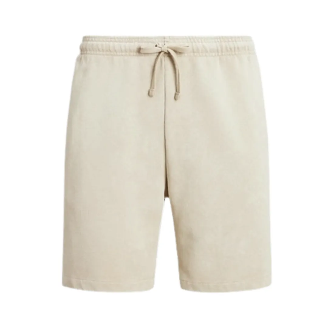 Ultraviolet Protection AntiStaticTechnology Polo Ralph Lauren 6.5 Inch Loopback Fleece Shorts (Coastal Beige)