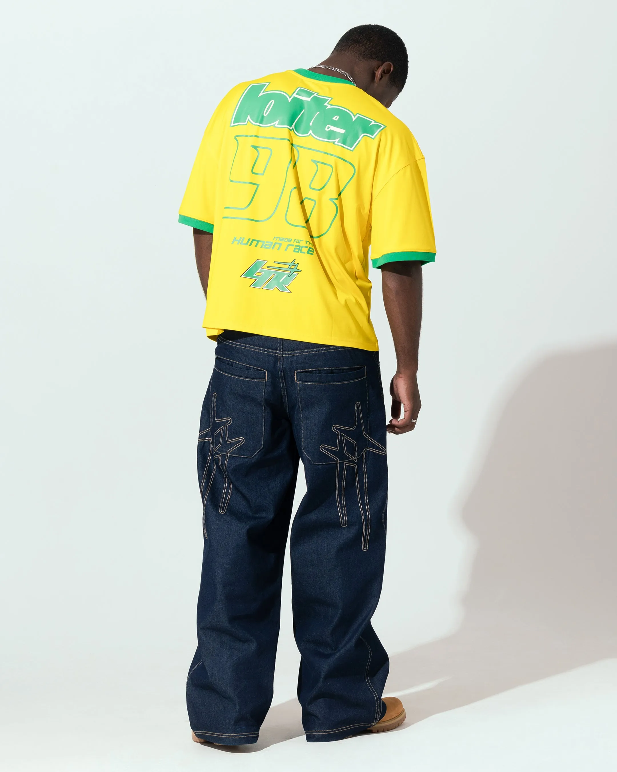 EcoFriendlyDyes Easy Comfort Loiter Tournament Jersey Yellow/Green