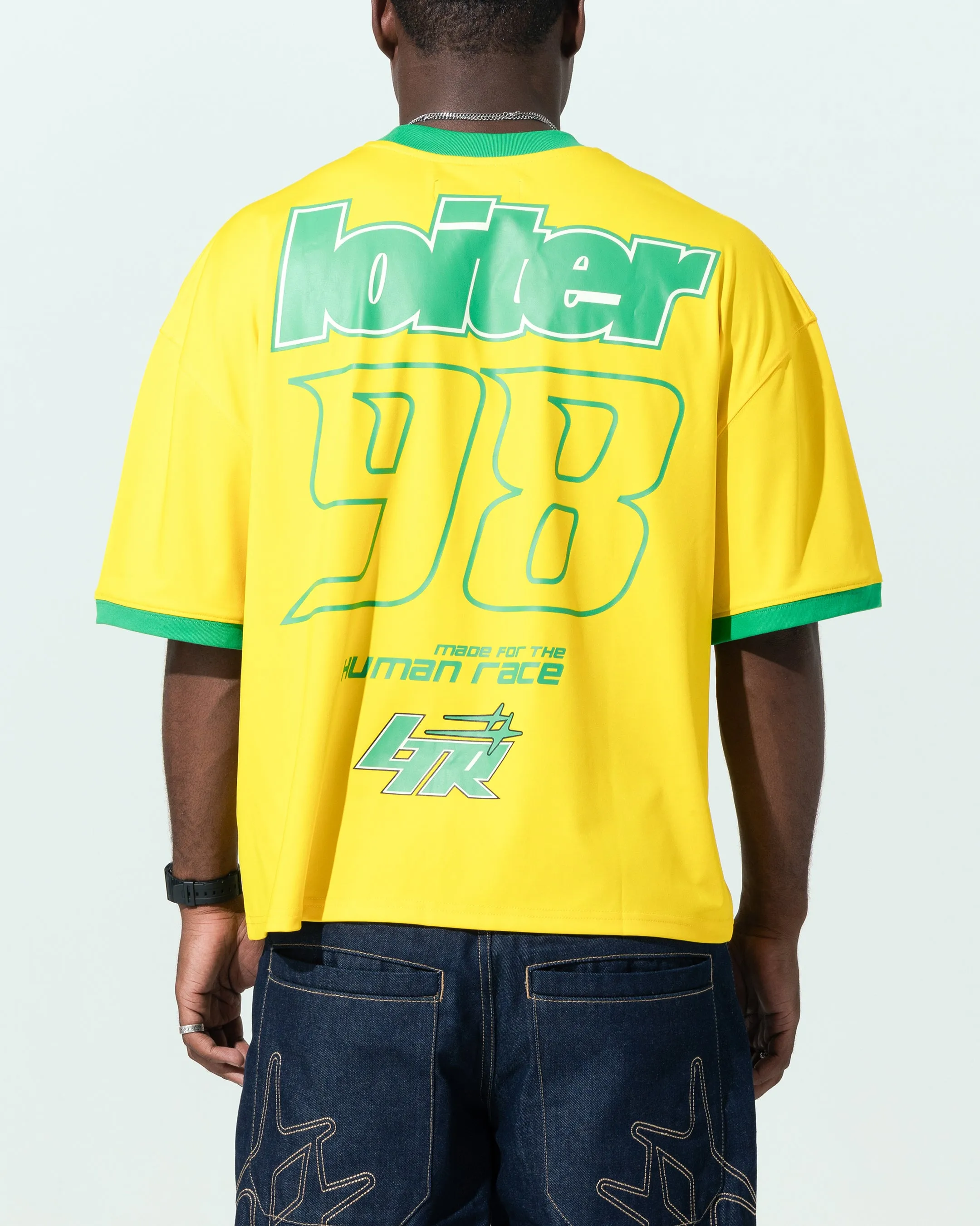 Loiter Tournament Jersey Yellow/Green Comfy Layering QuickDry Material