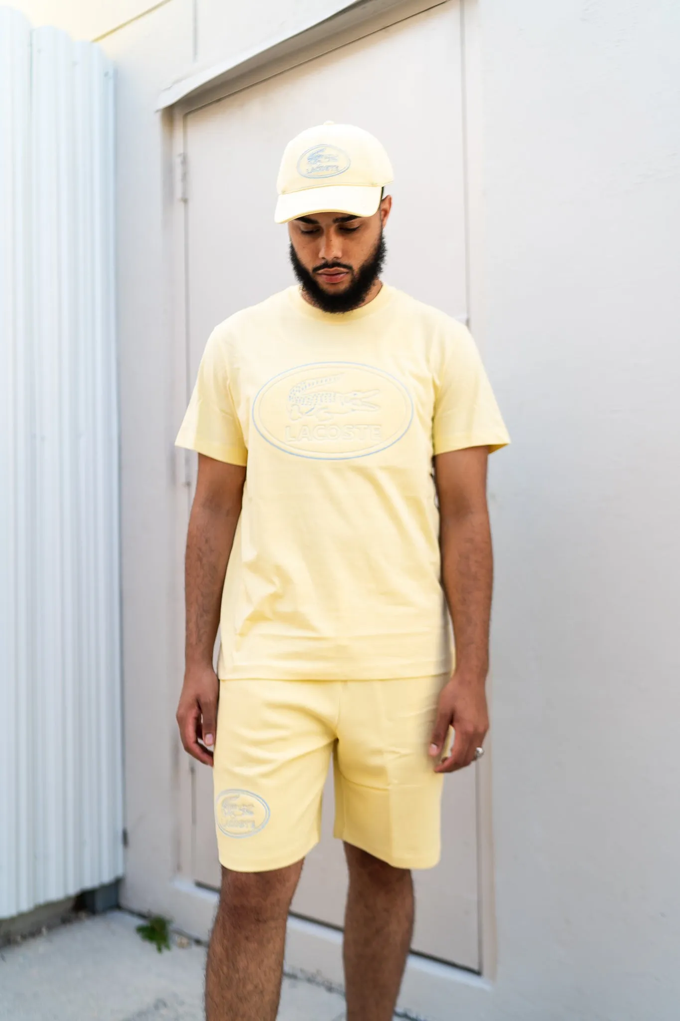 Lacoste Stretch Shorts (Yellow) Breathable mesh lining Night Charm