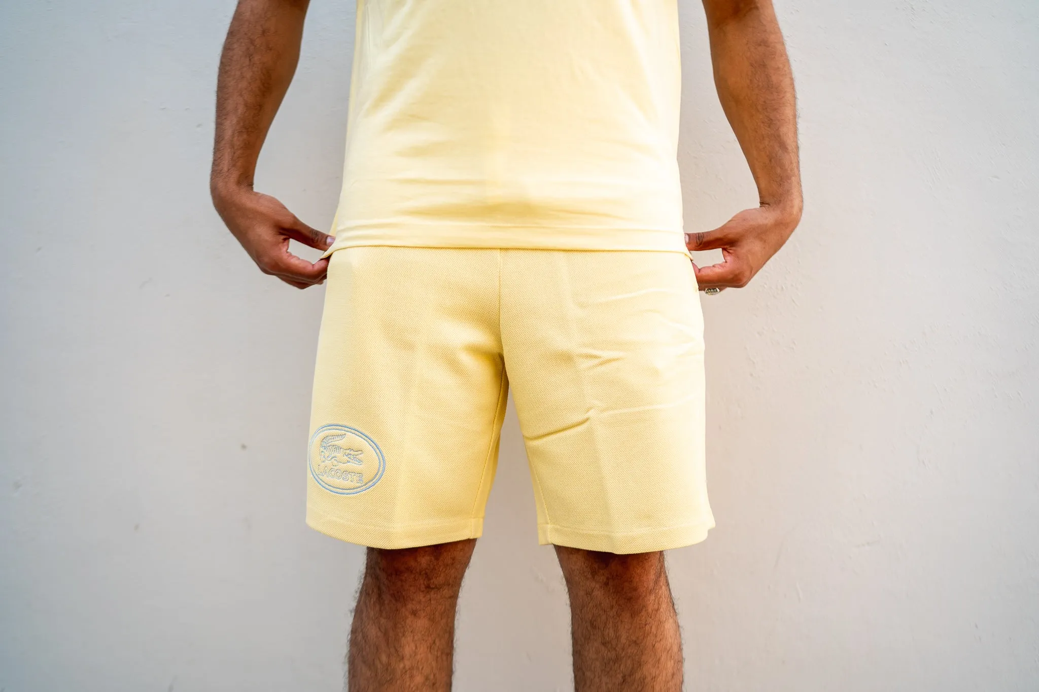 Weatherproof Outerwear Lacoste Stretch Shorts (Yellow)