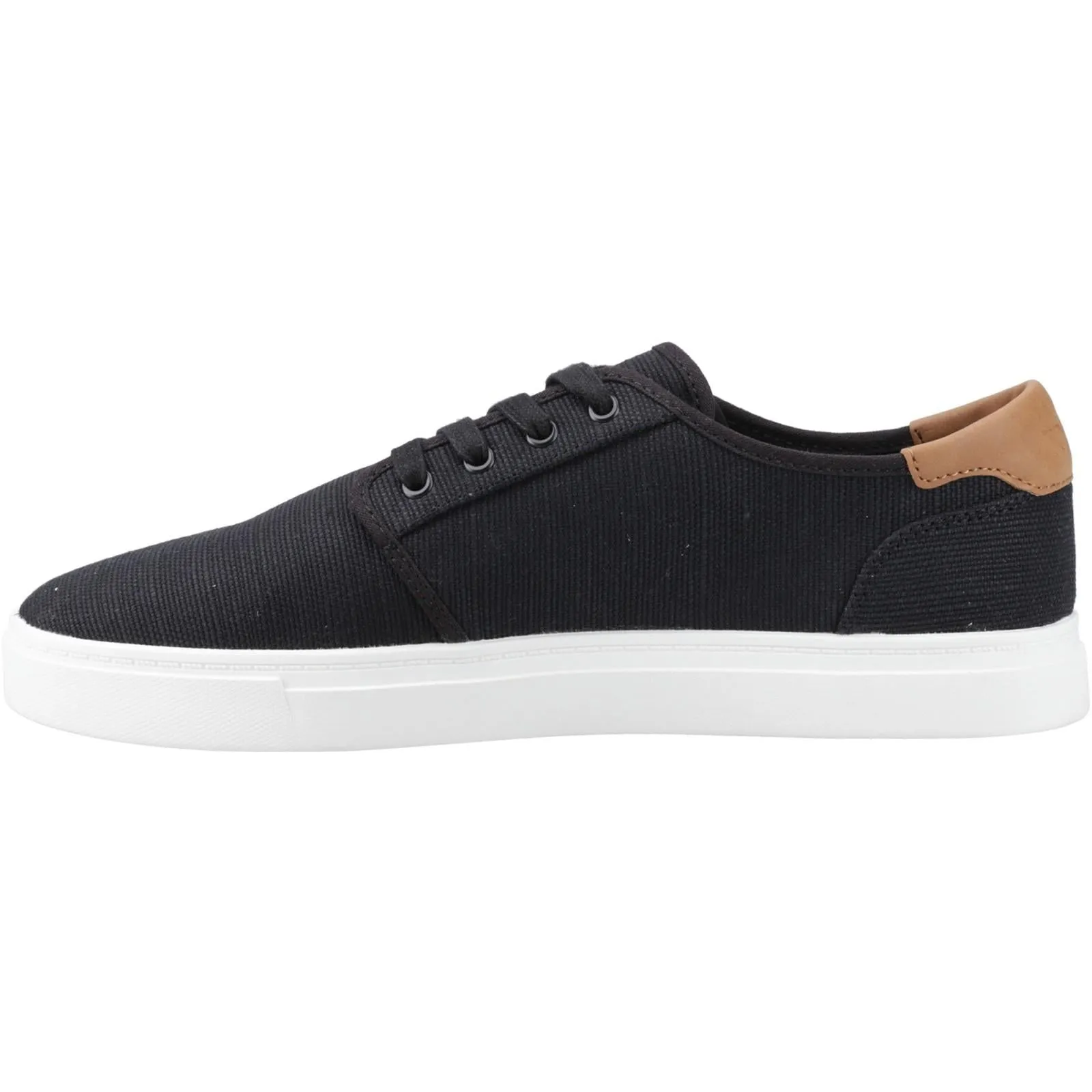 TOMS Mens Carlo 2.0 Trainer Black Natural Fiber Lining