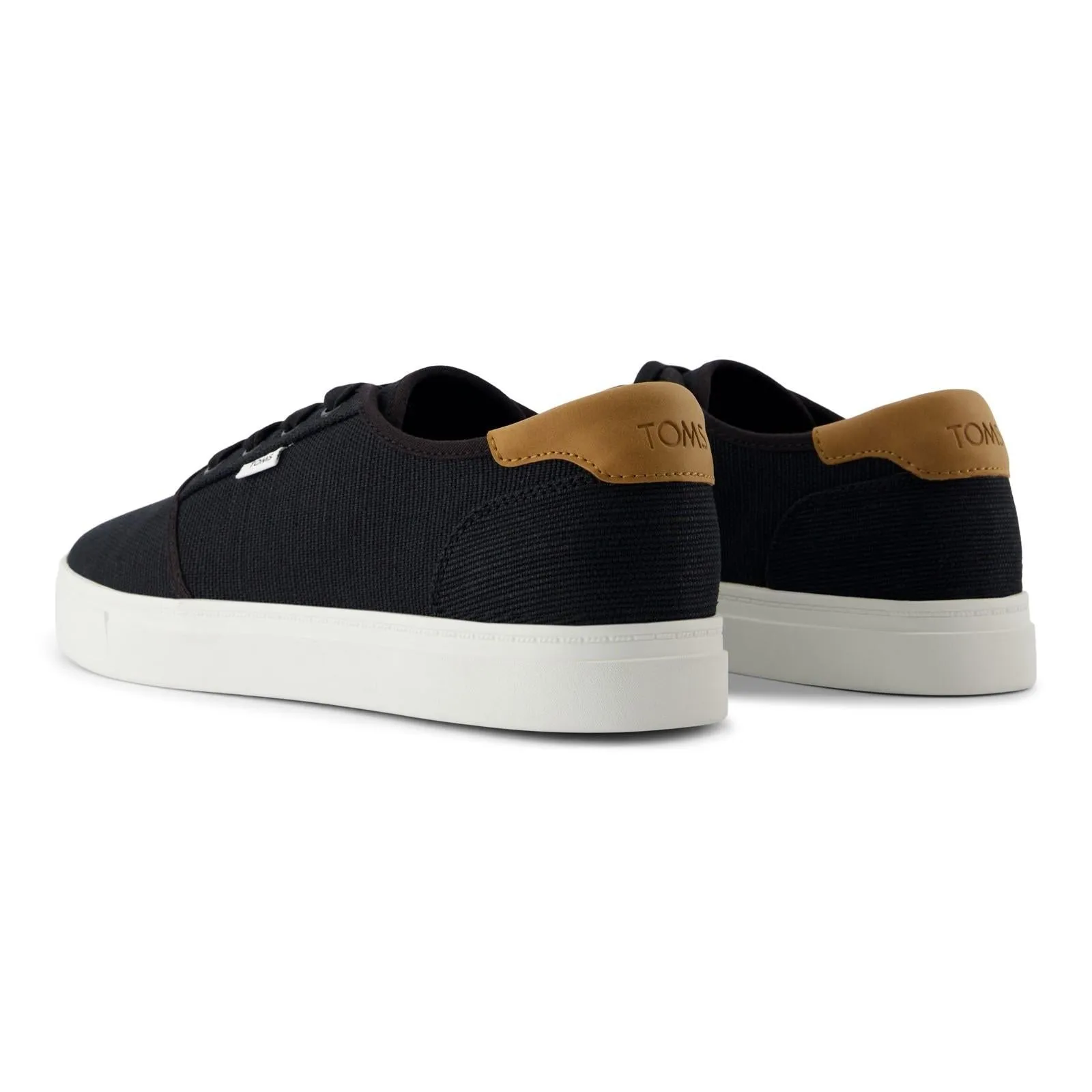 TOMS Mens Carlo 2.0 Trainer Black Comfort Heel Family Time