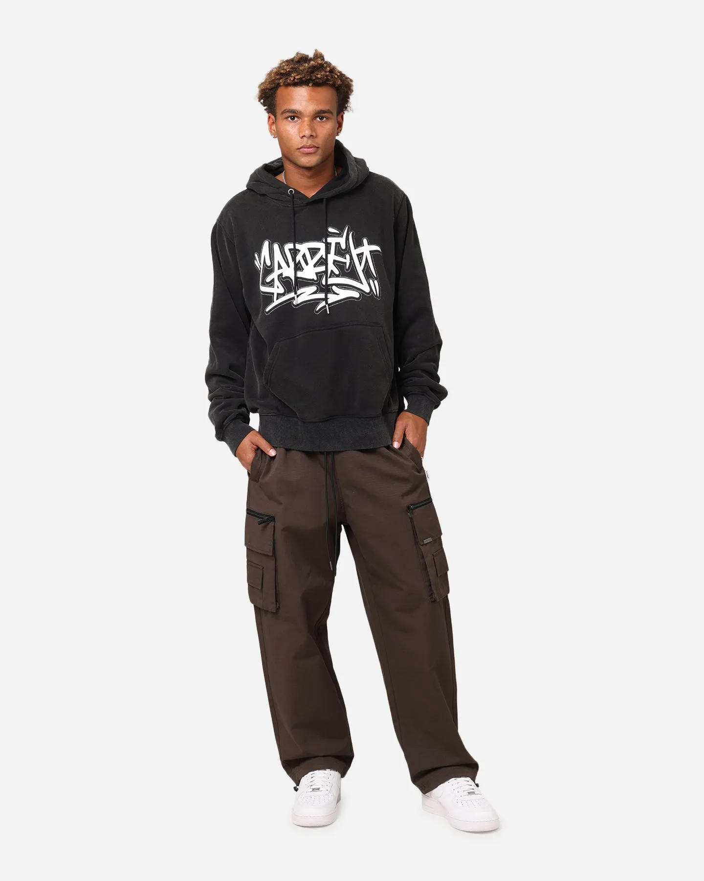 Modern Look Outdoor Gear Carre Tagged Hoodie Vintage Black
