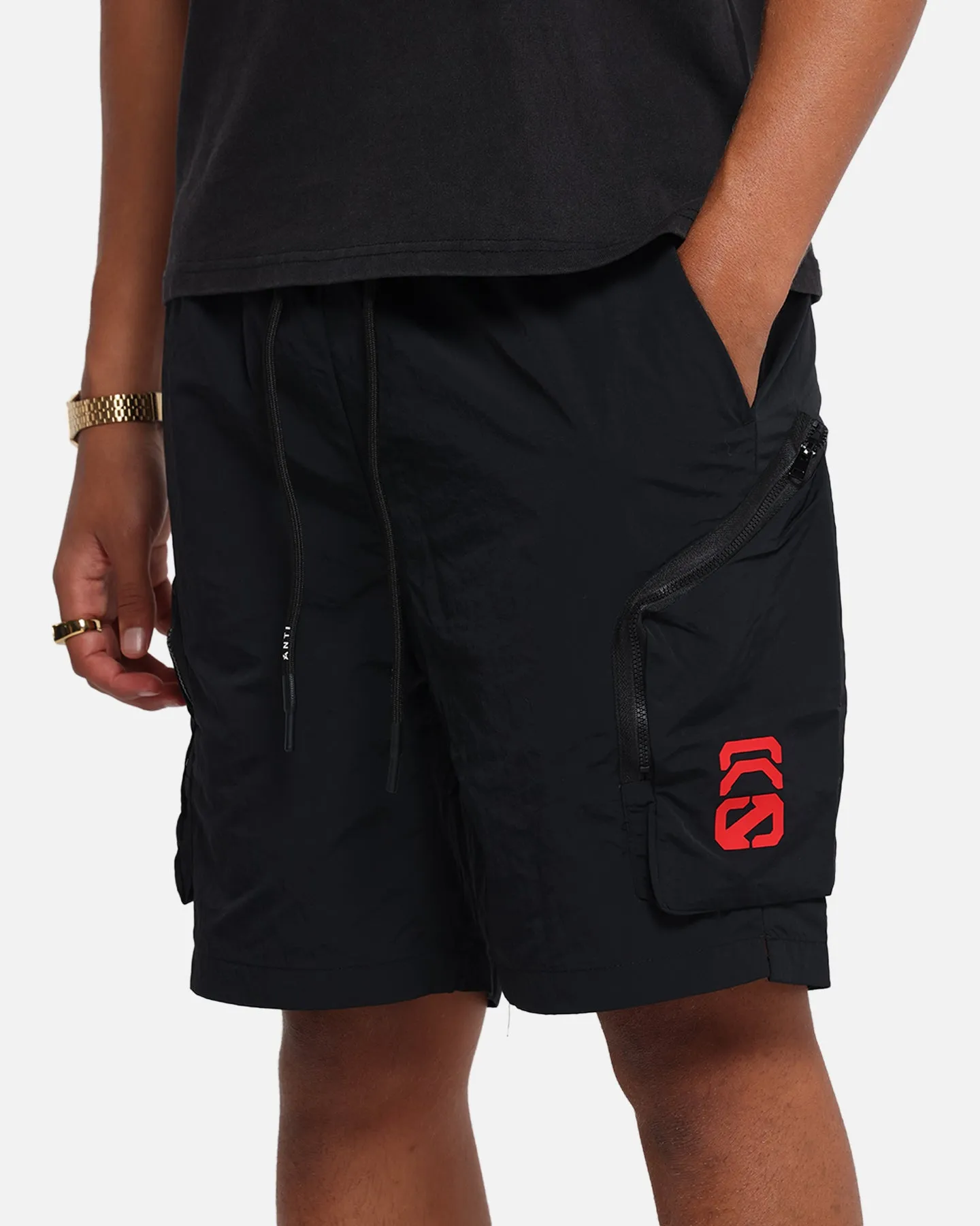 Movement Freedom Clean Fabric The Anti Order Faction Technical Shorts Black/Red