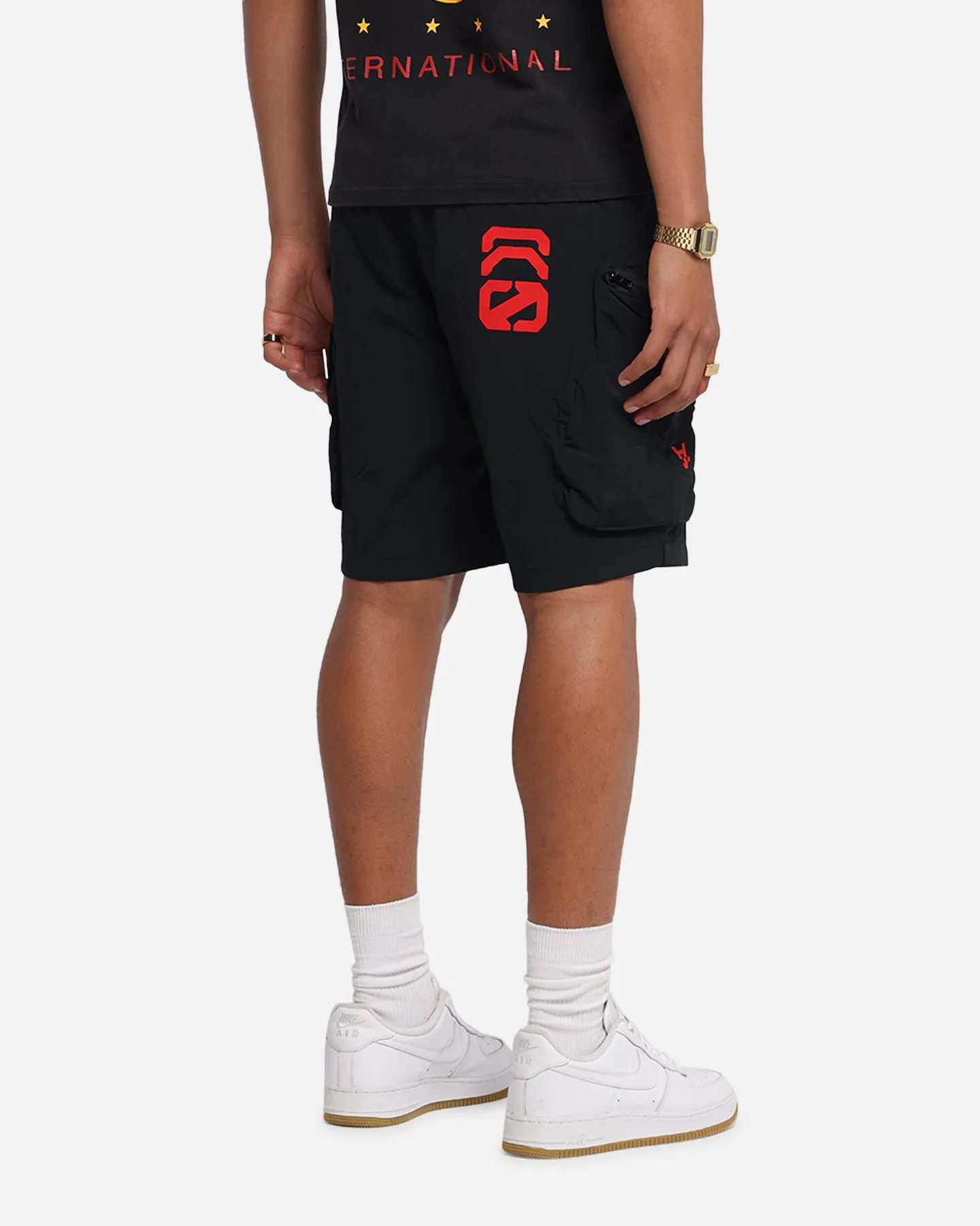 art industry The Anti Order Faction Technical Shorts Black/Red