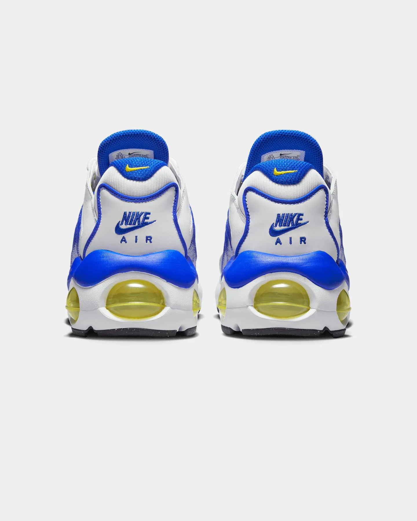 Nike Air Max TW White/Speed Yellow-Racer Blue-Black Quick Flex Slip Resistant Modern Commuters
