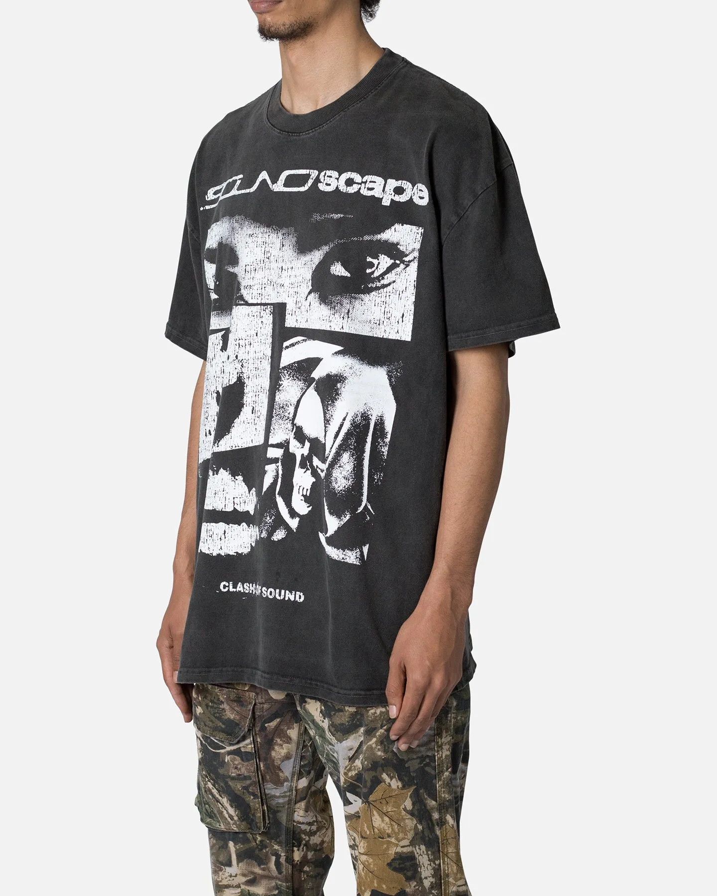 MNML Soundscape T-Shirt Washed Black Cashmere combination