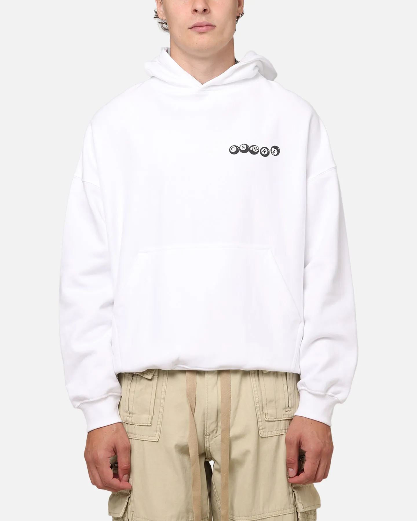 Carre Break Hoodie White university look senior option