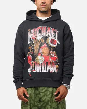 Fashion Smart Jordan Jumpman Flight Graphic Fleece Pullover Hoodie Off Noir