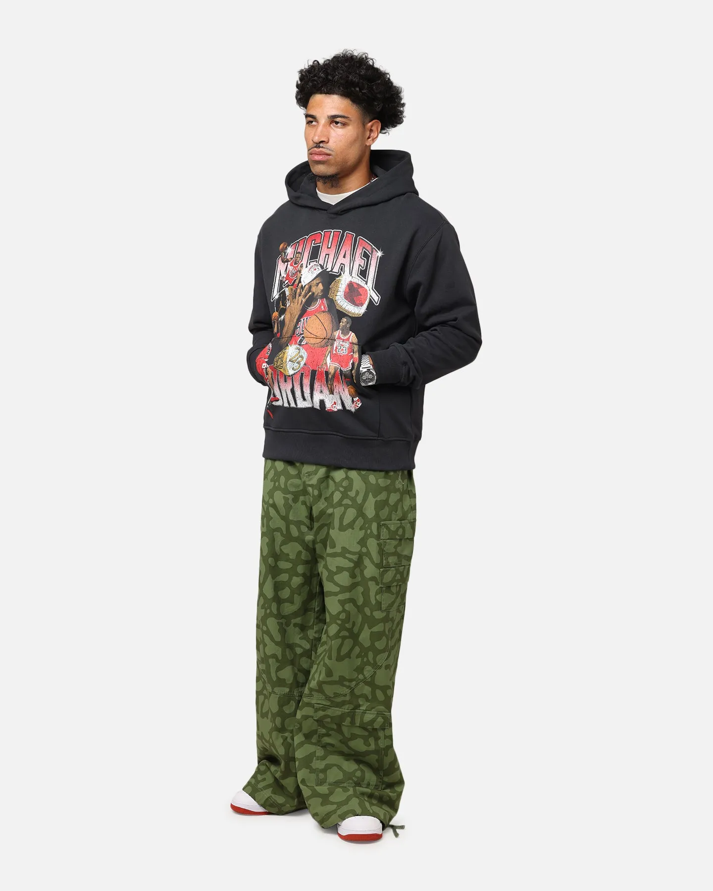 Jordan Jumpman Flight Graphic Fleece Pullover Hoodie Off Noir Squirrel like Recycled Material