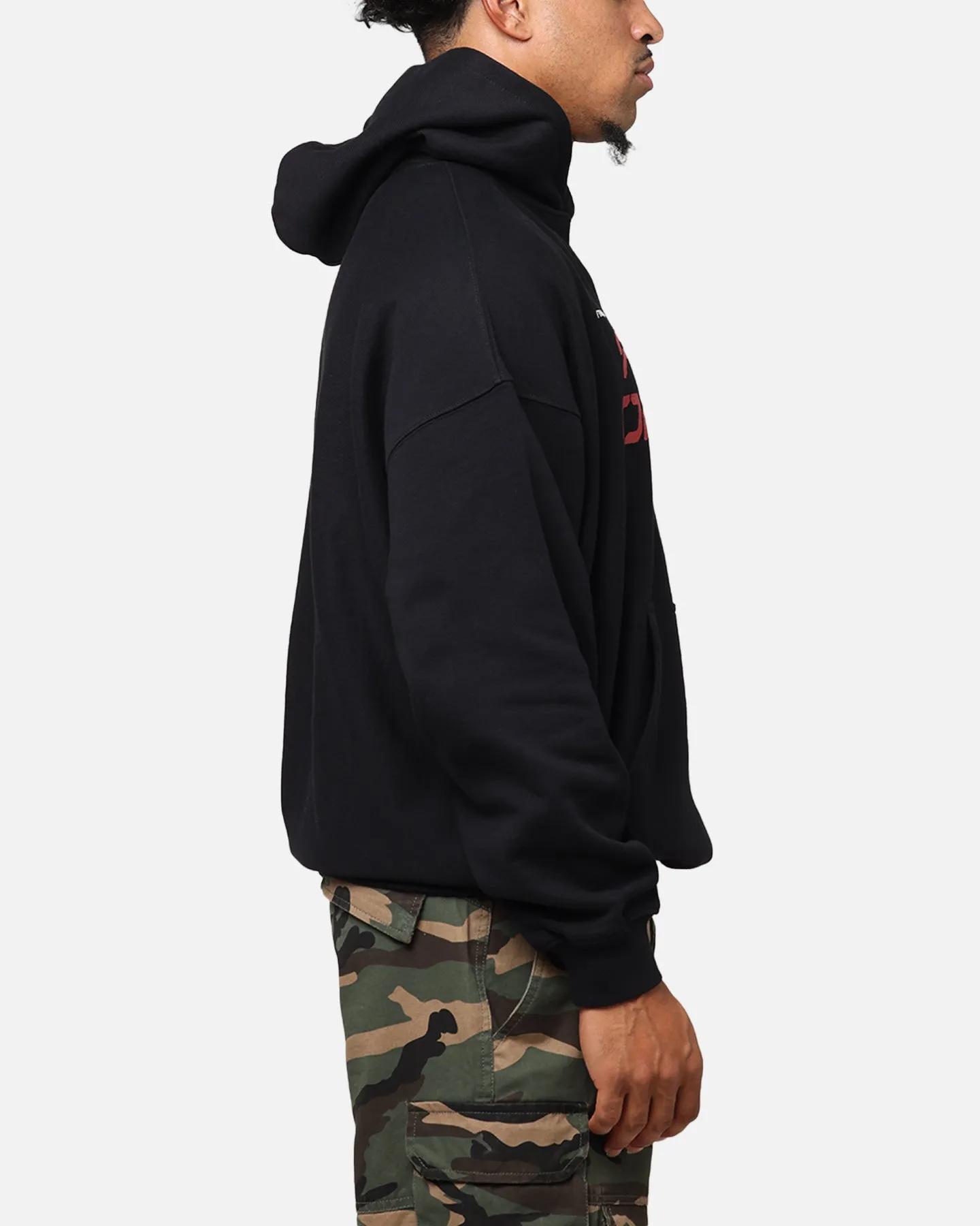 The Anti Order Tori Boxy Hoodie Black/Red Rain Resistant Contemporary Fashion