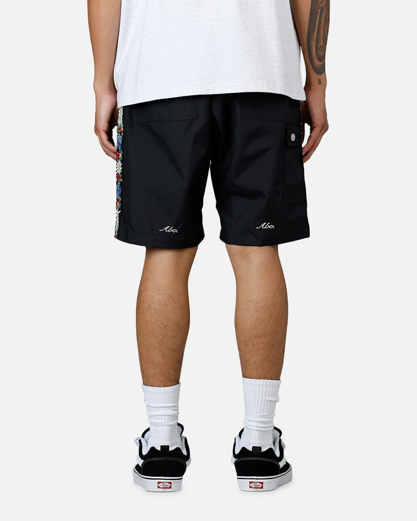 ABC Taffeta Spring Shorts Black Fan gear Warm Look