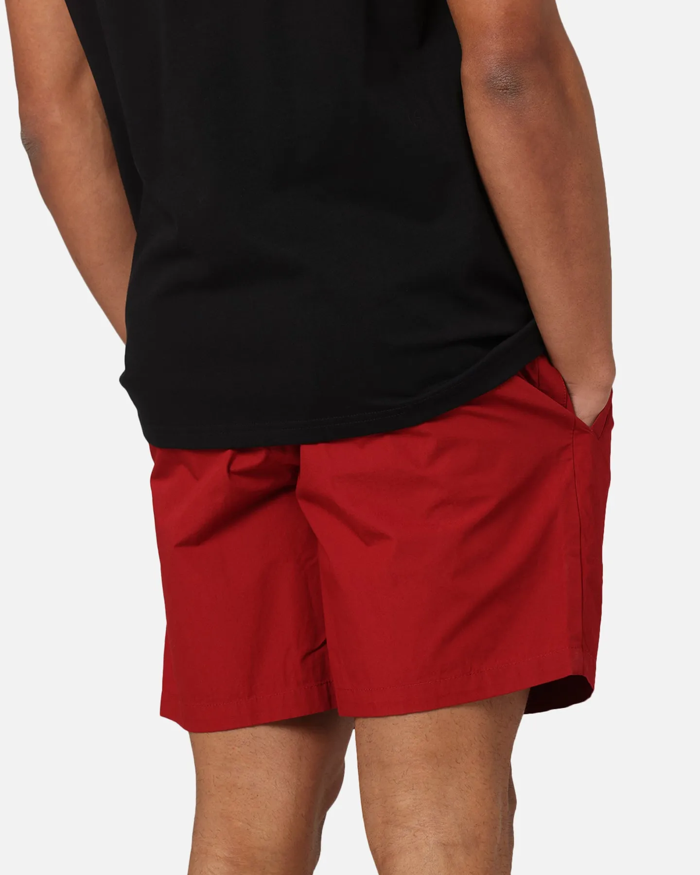 Run Ready Abrasion Resistant Hem Carre Club Carr?? Shorts Deep Red