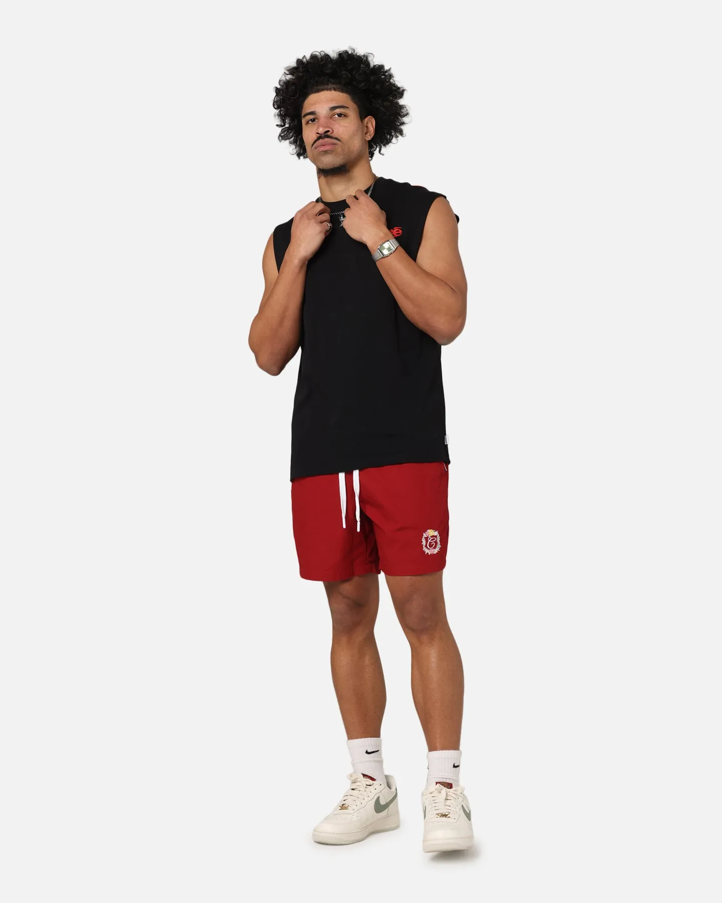 Carre Club Carr?? Shorts Deep Red Dual Zone Ventilation