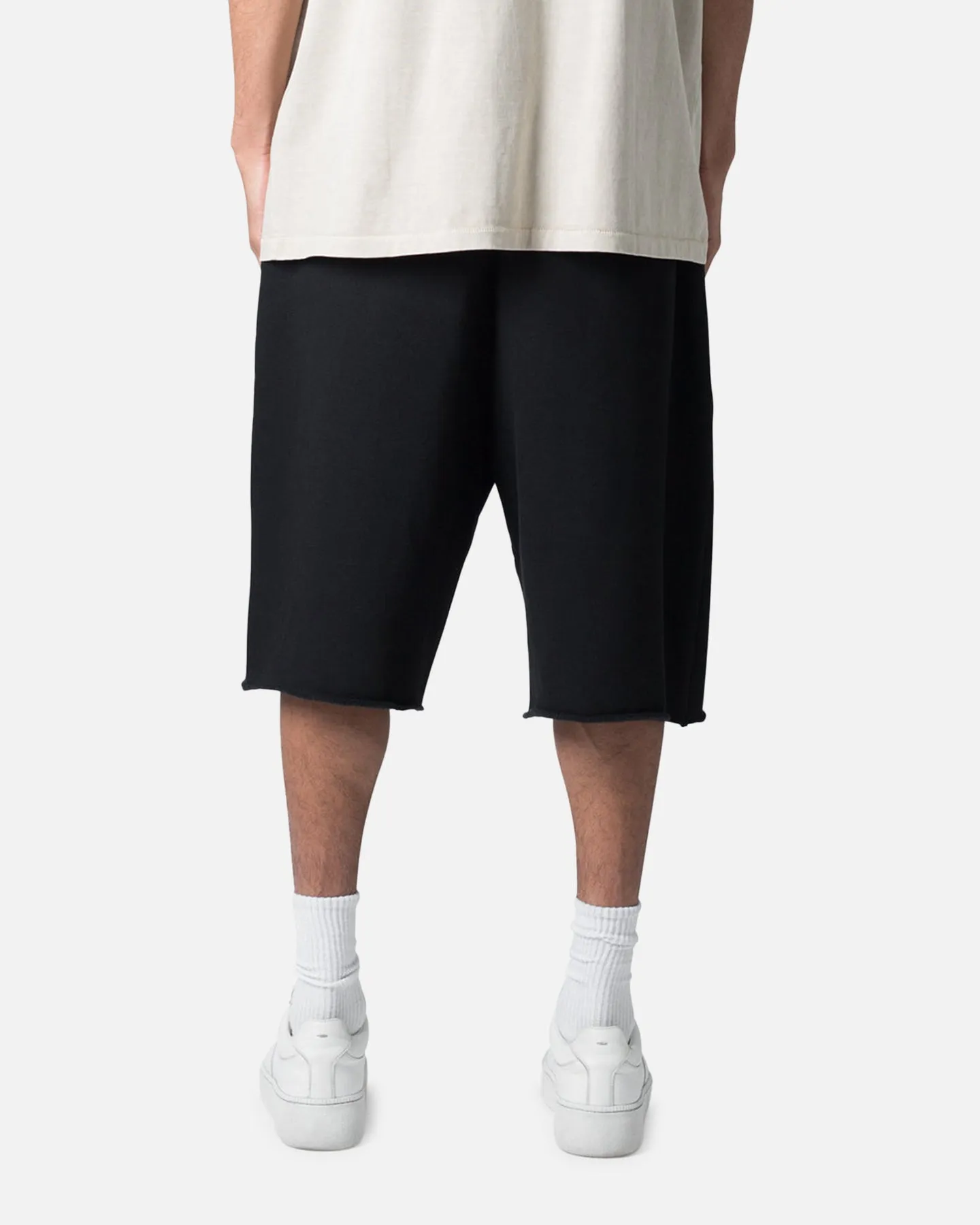 Active Fit Breath Friendly MNML Ultra Baggy Sweat Shorts Black