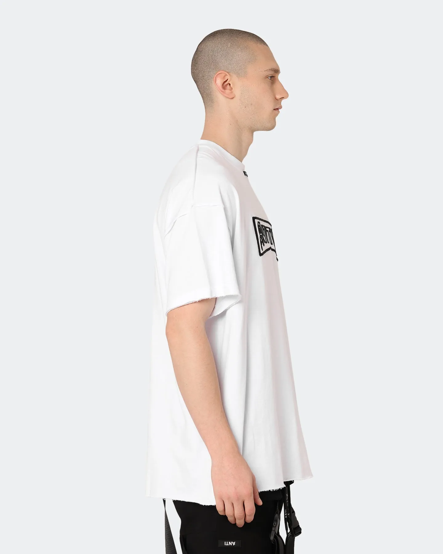 The Anti Order Glasnost T-Shirt White Plus Size FunctionalPockets