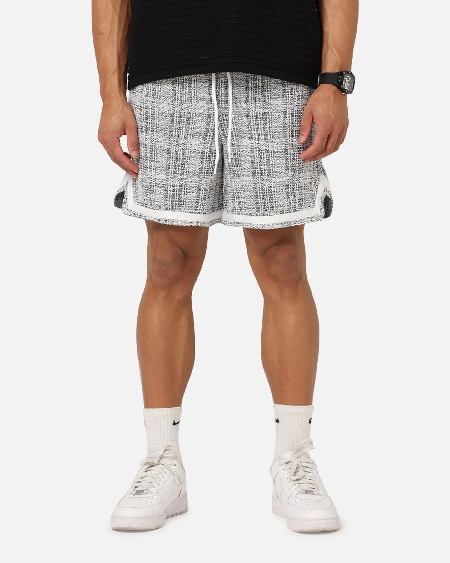 XXIII Textured Ball Shorts Navy/Cream Professional Fit Wonder Core