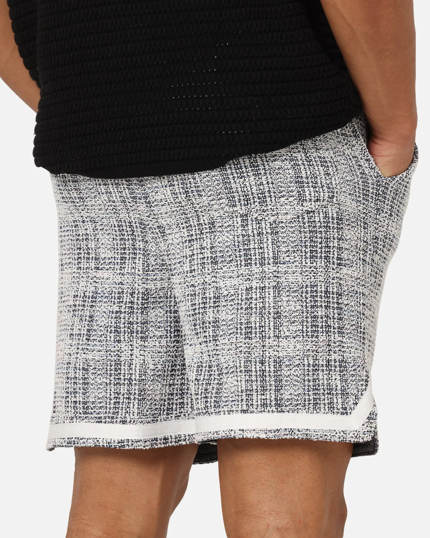 Casual Sweater XXIII Textured Ball Shorts Navy/Cream