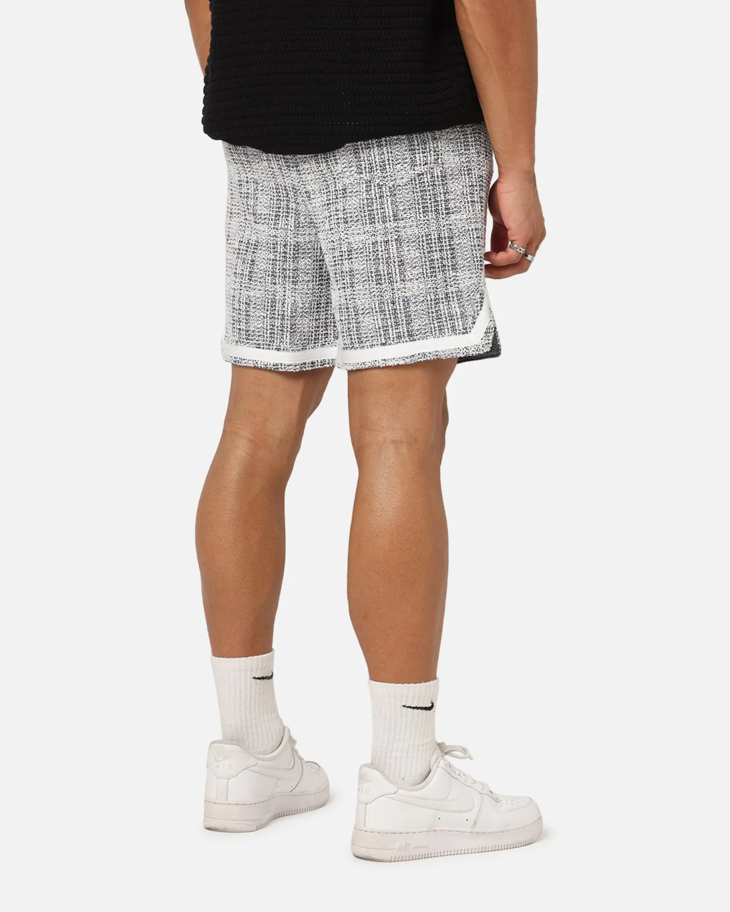 Cool Design DoubleLayered XXIII Textured Ball Shorts Navy/Cream