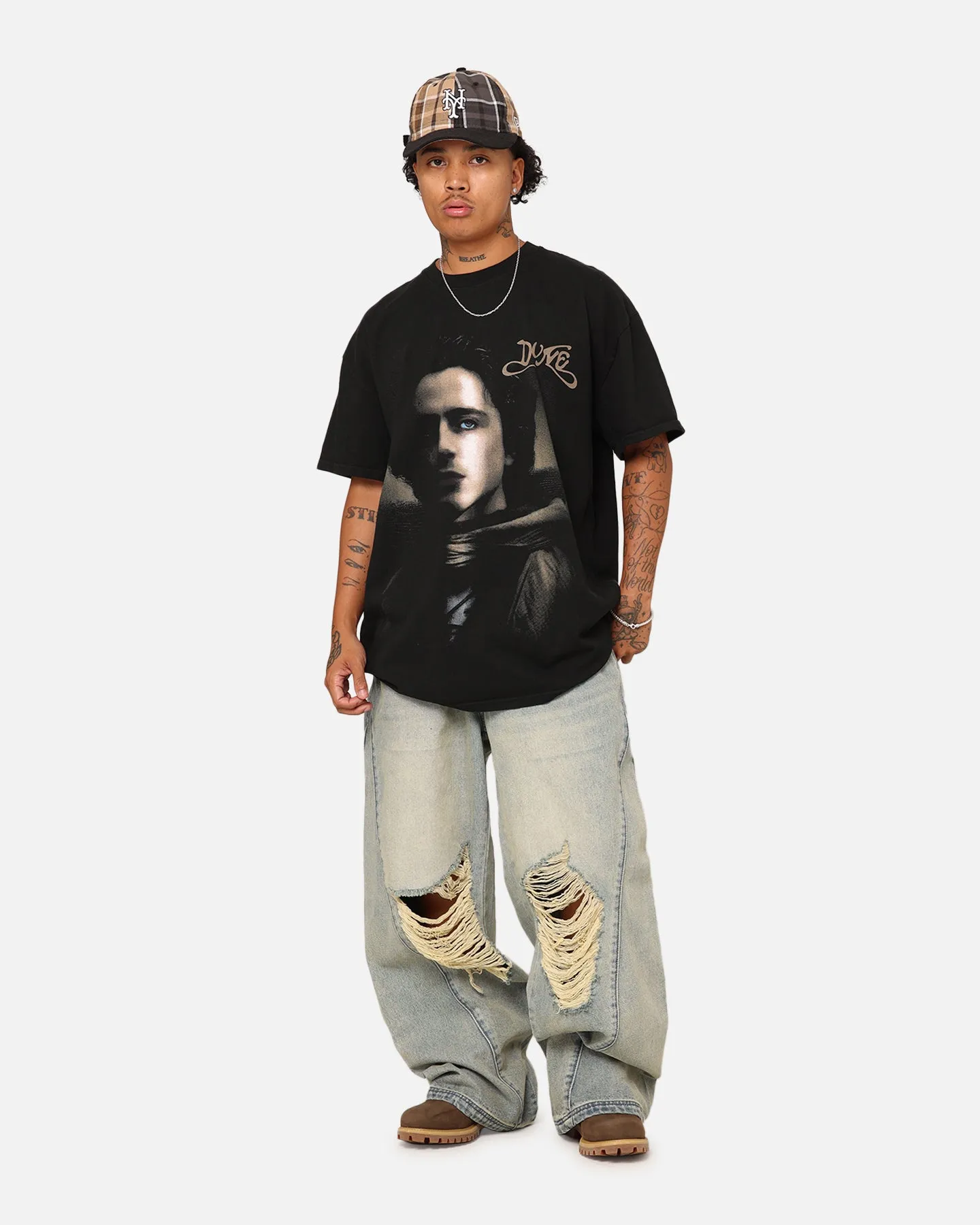 Eco Friendly Dye Goat Crew X Dune Paul Atreides Heavyweight T-Shirt Black
