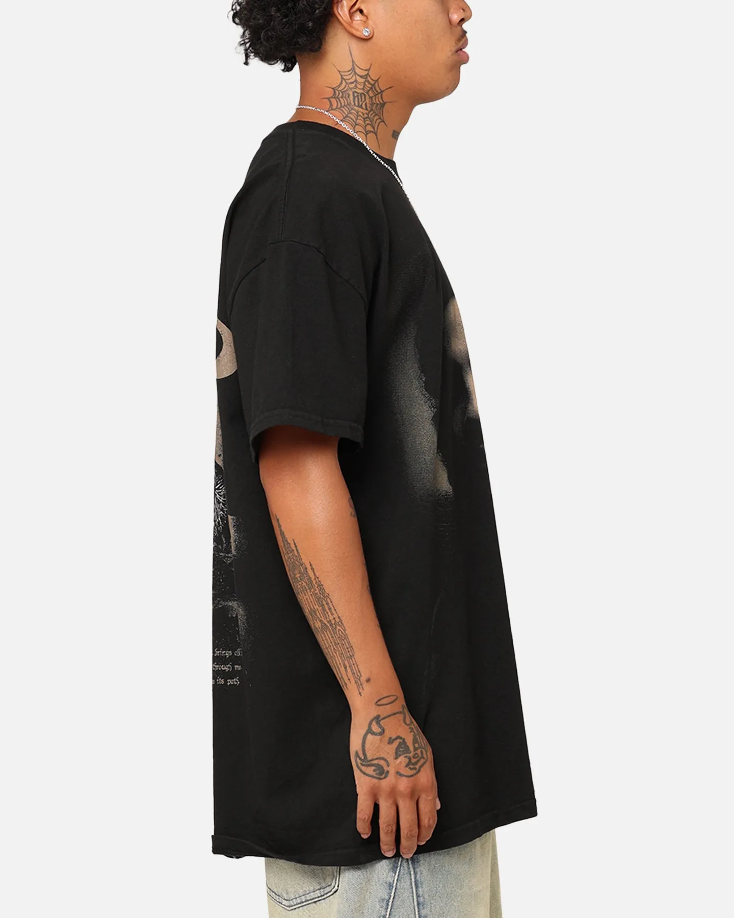 Minimalist Aesthetic Active Wear Goat Crew X Dune Paul Atreides Heavyweight T-Shirt Black