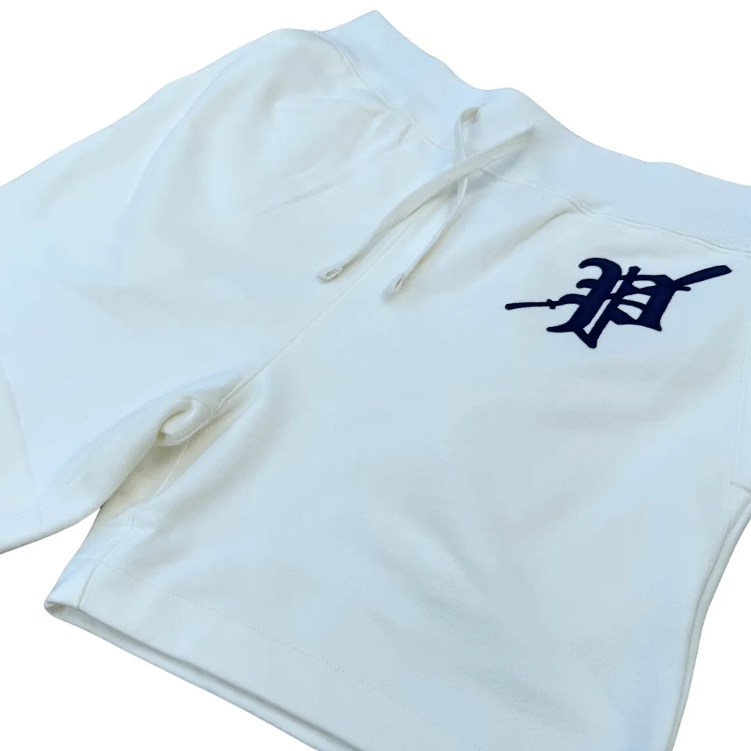 Polo Ralph Lauren Crest Fleece Shorts (White) WindproofInterior Art Core