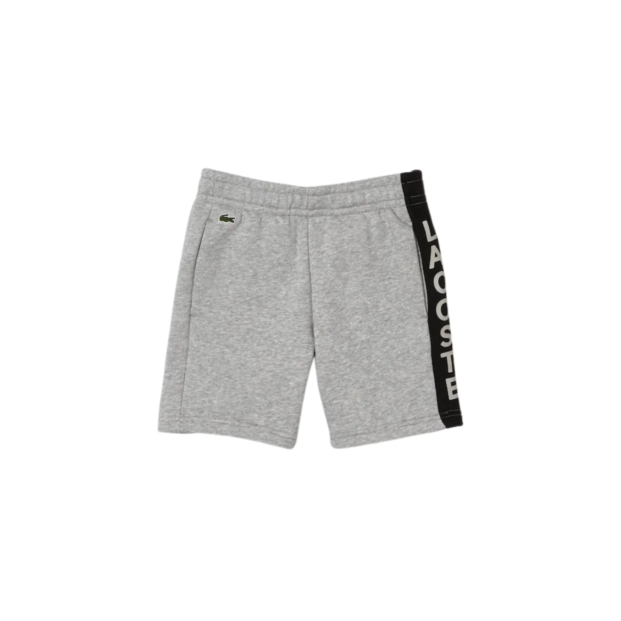 Velvet Soul Kids Lacoste Side Band Fleece Shorts (Grey Chine)