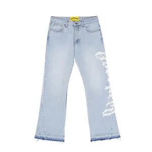 Godspeed "OG Logo" Flared Denim (Blue) Adjustable drawstring