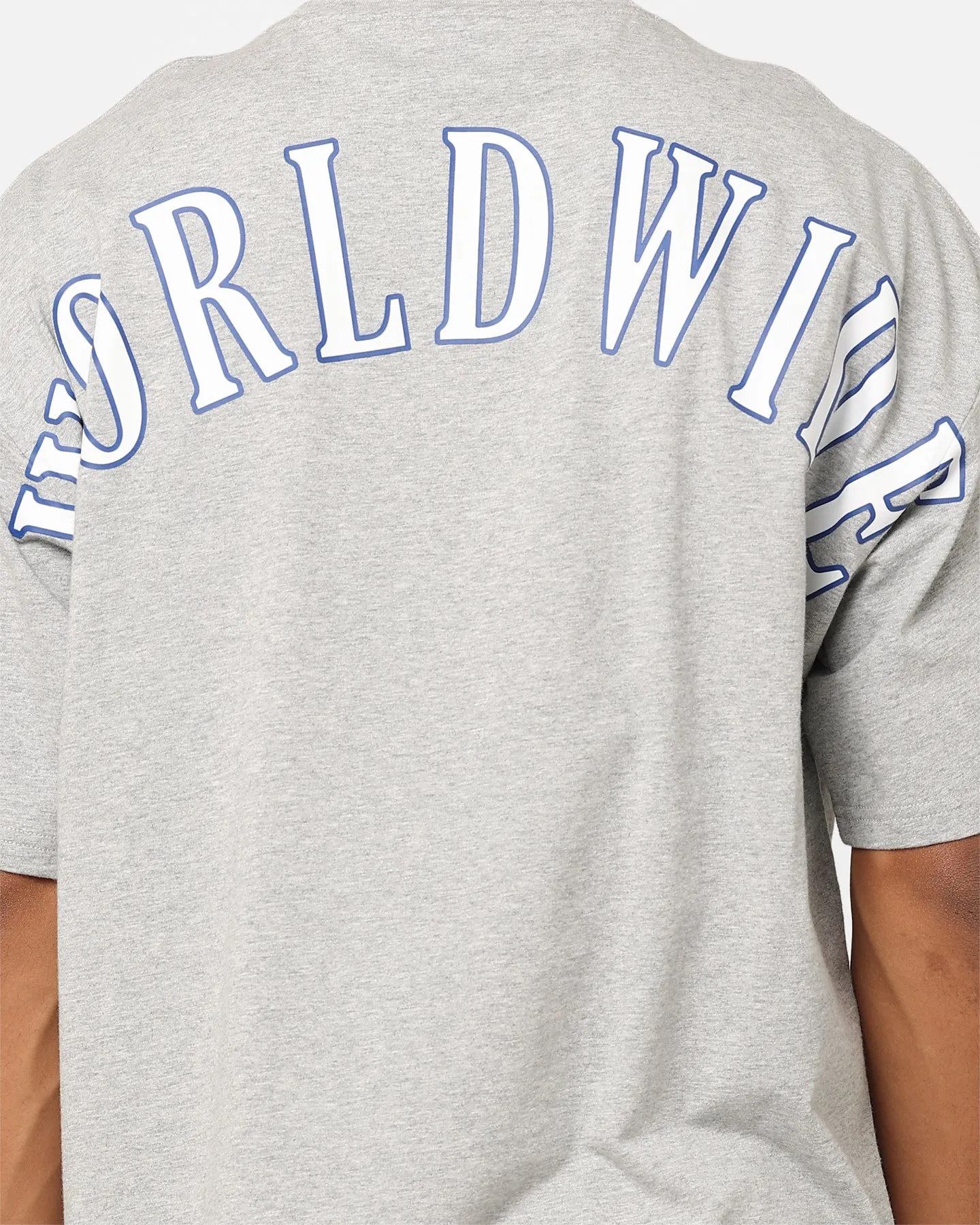 Carre Worldwide Oversized T-Shirt Grey Marle Quick Dry Fabric