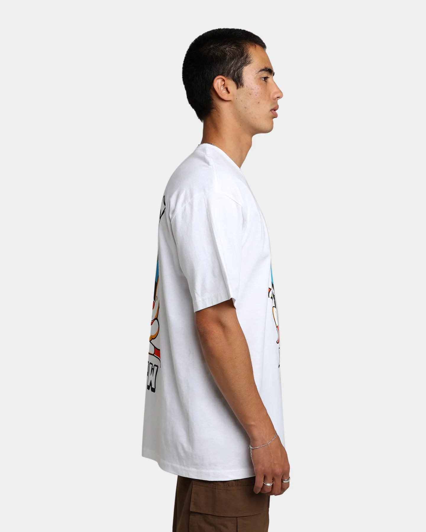 Outdoor Activity slim fit Rats Get Fat FTW T-Shirt White