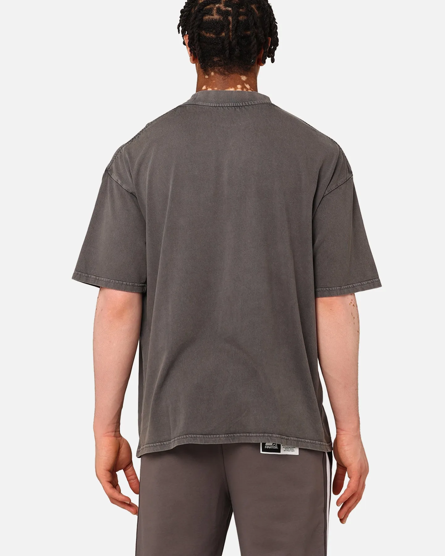 Starter Tri Star T-Shirt Washed Charcoal High-Quality Cotton Cozy Fit