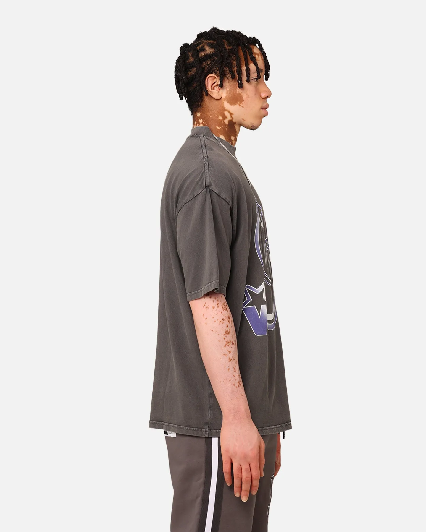 Starter Tri Star T-Shirt Washed Charcoal timeless