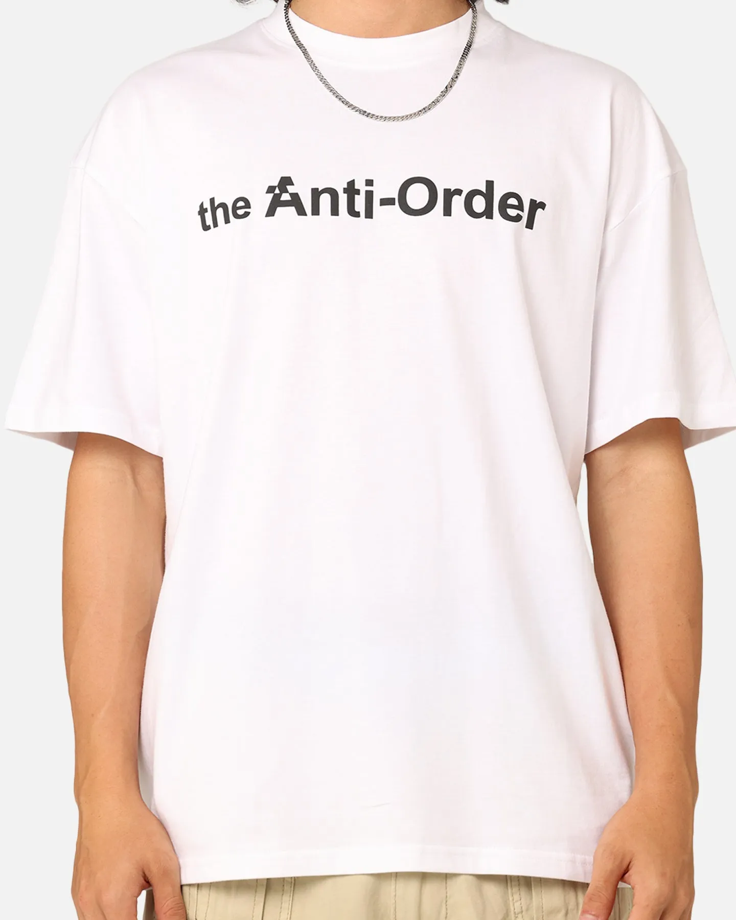 Easy-Going Style The Anti Order Logo T-Shirt White