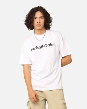 MoistureControlFibers Breathable and Comfortable The Anti Order Logo T-Shirt White