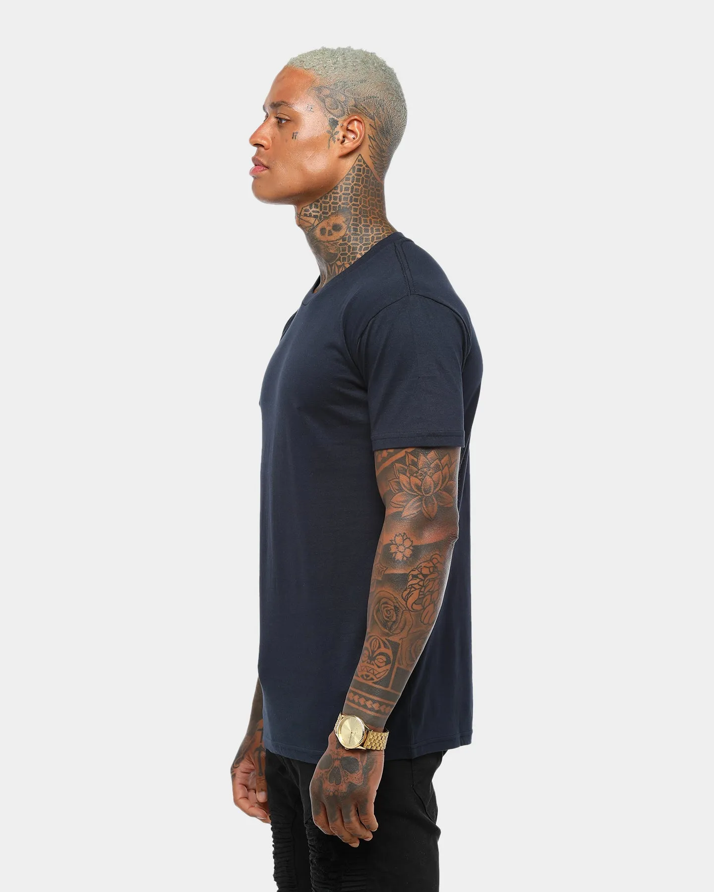 Outdoor Layer Sustainable AS Colour Plain Staple T-Shirt Navy