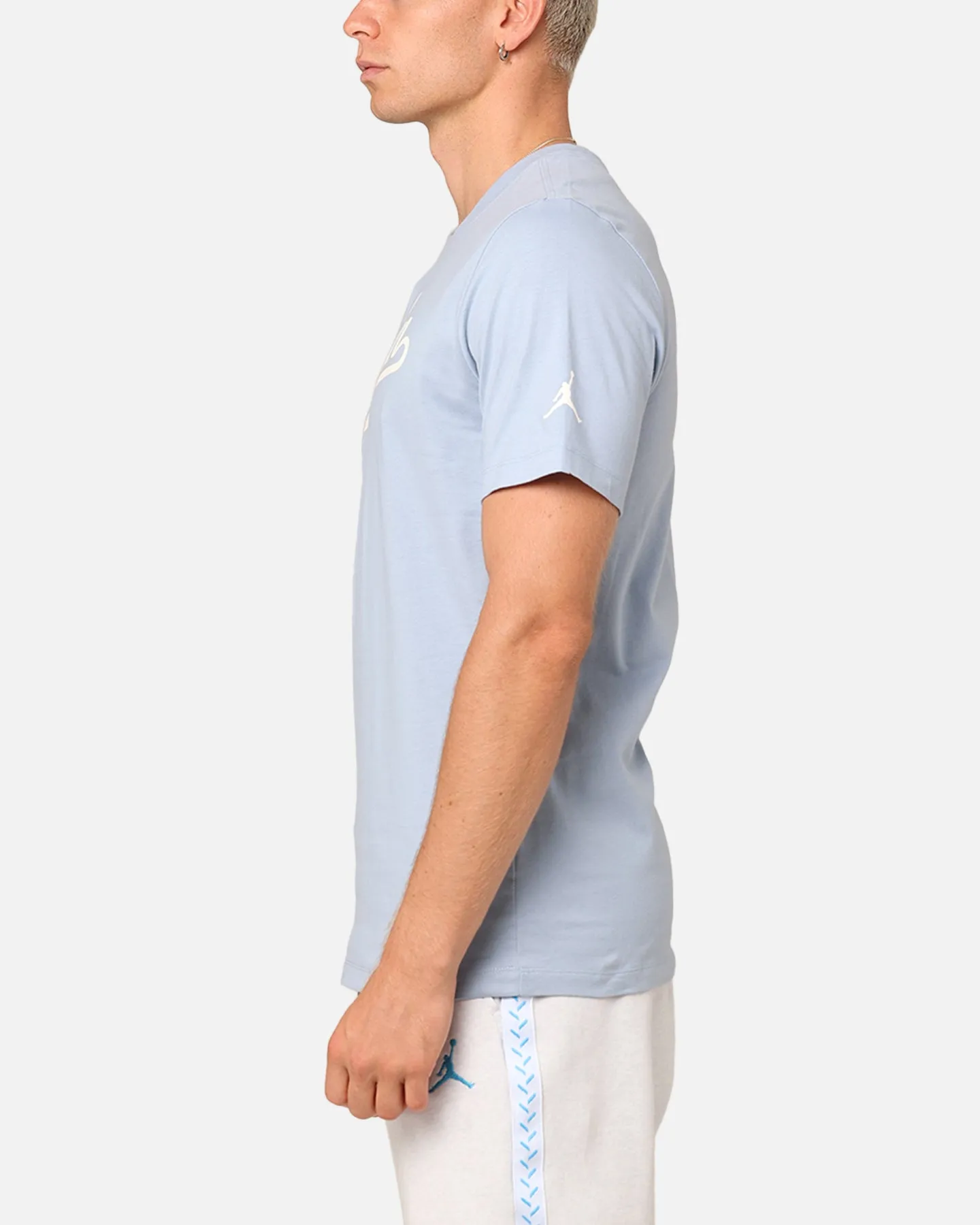 Tear Resistant Fun Prints Jordan Flight MVP T-Shirt Blue Grey/Sail