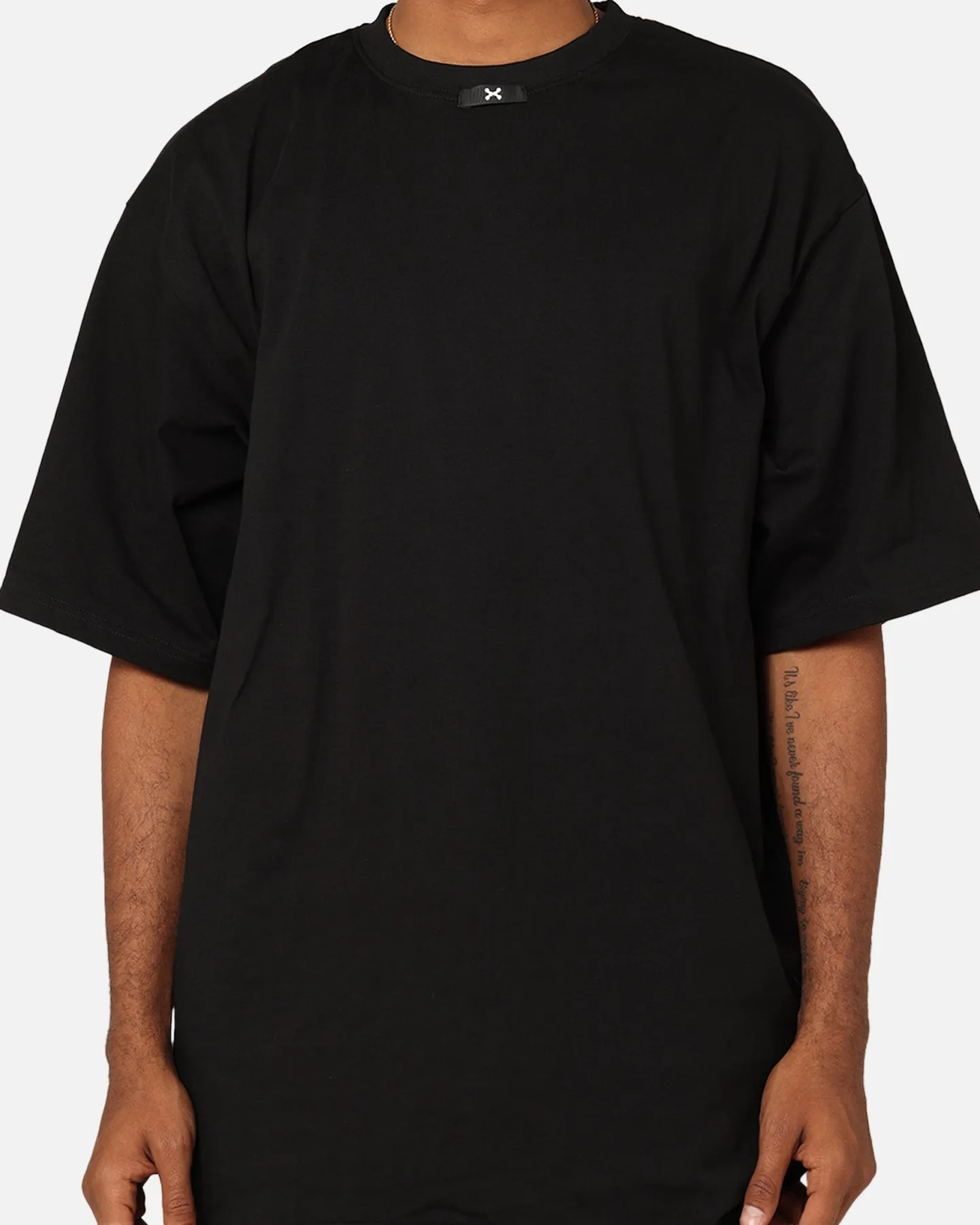 Fashion Top LightweightBlend Dxxmlife L-0 A Baggy Blank T-Shirt Black